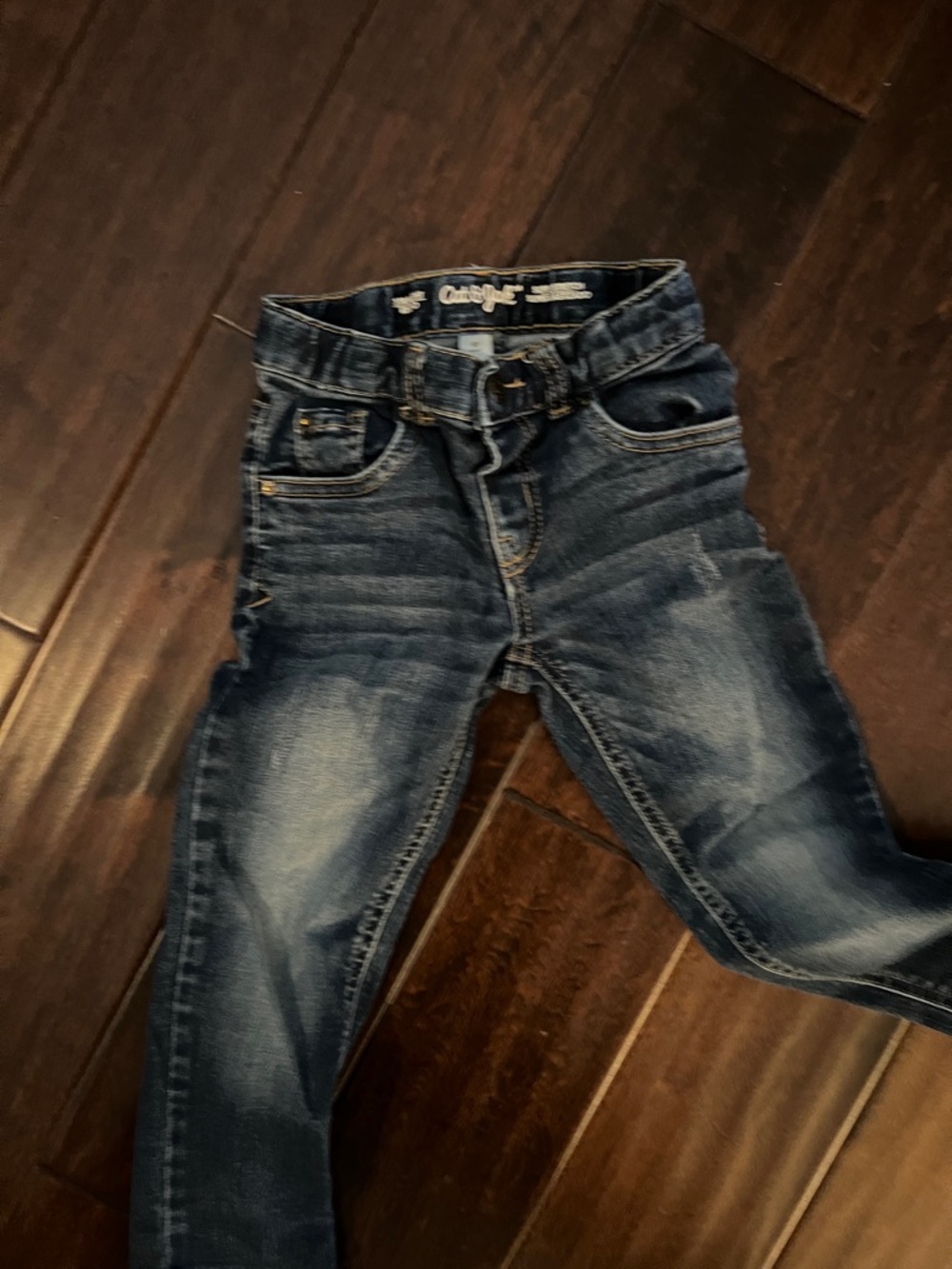 Cat & Jack Dark Blue Straight Stretch Jeans